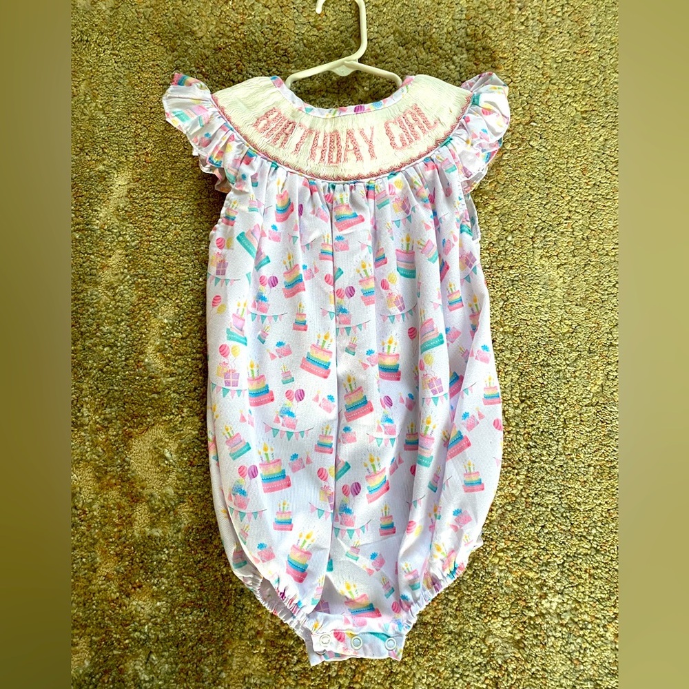 Smocked Birthday Bubble